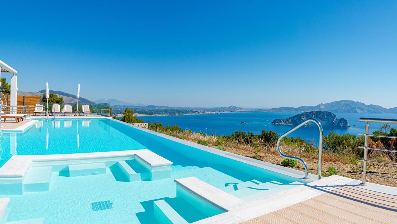 Villa Despina - Marathia View Private Luxury Villa Marathiász Kültér fotó