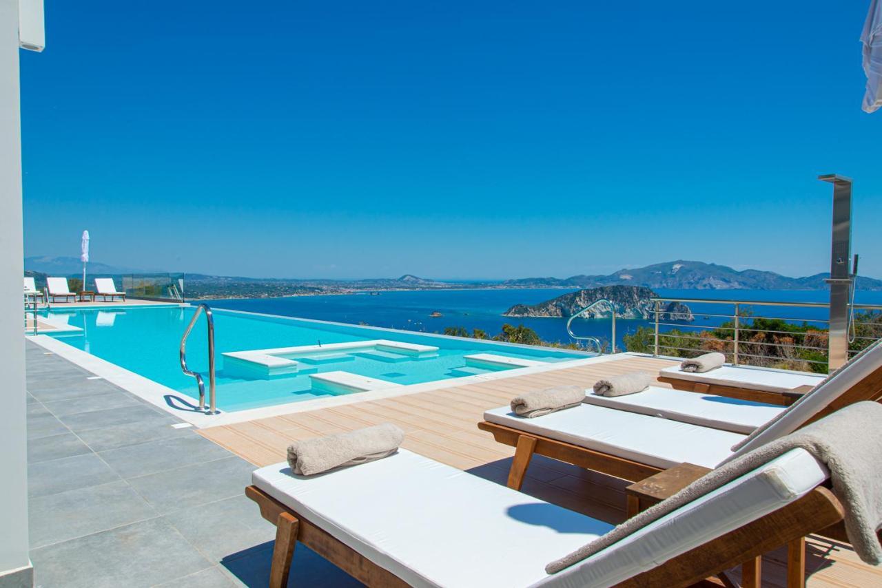 Villa Despina - Marathia View Private Luxury Villa Marathiász Kültér fotó