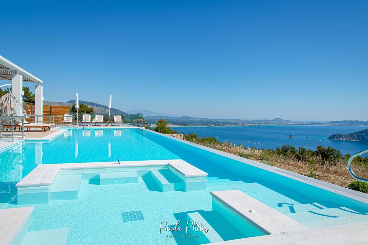 Villa Despina - Marathia View Private Luxury Villa Marathiász Kültér fotó