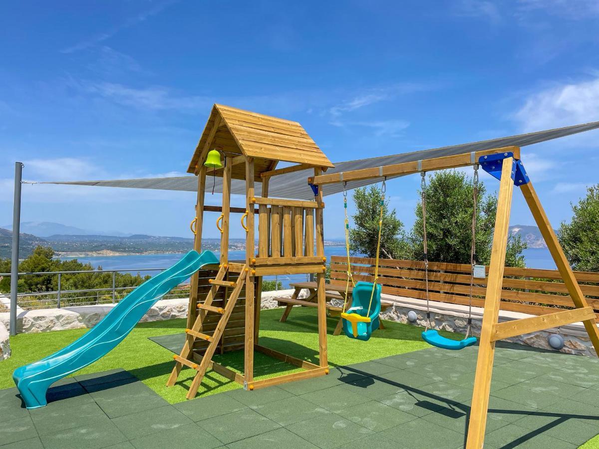 Villa Despina - Marathia View Private Luxury Villa Marathiász Kültér fotó